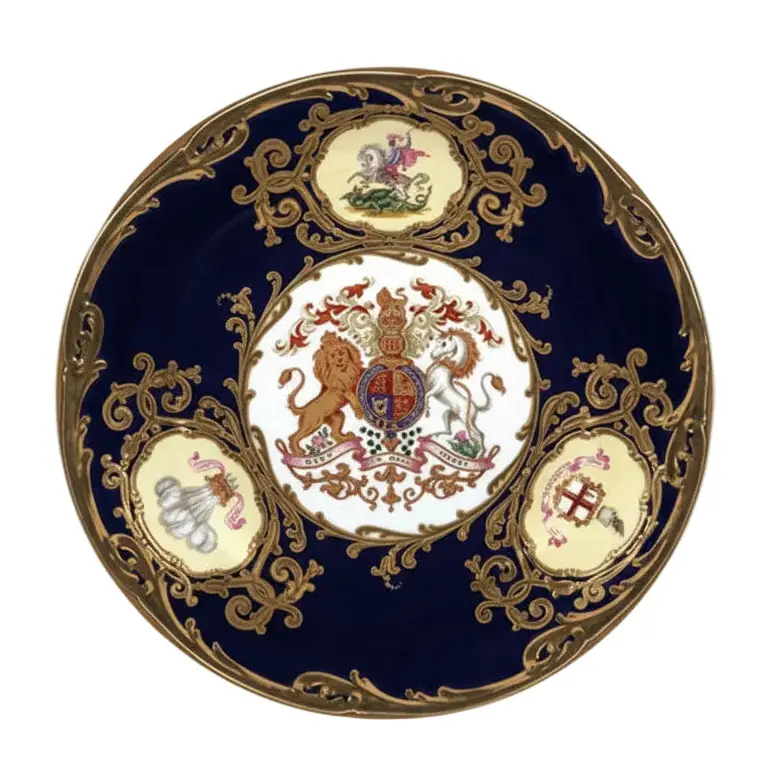 Plato de lata "the coal exchange plate"