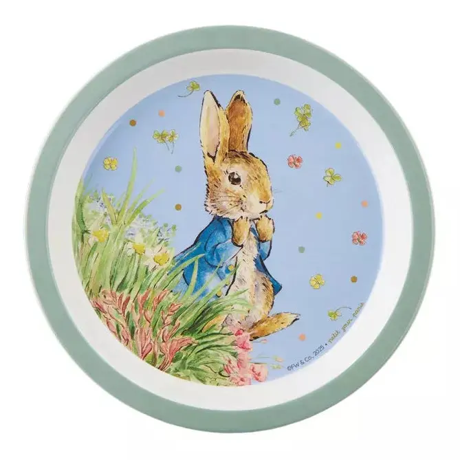 Plato de melamina de Peter Rabbit