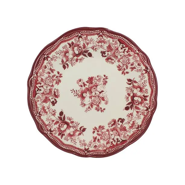 Plato de porcelana llano diseño Faustine