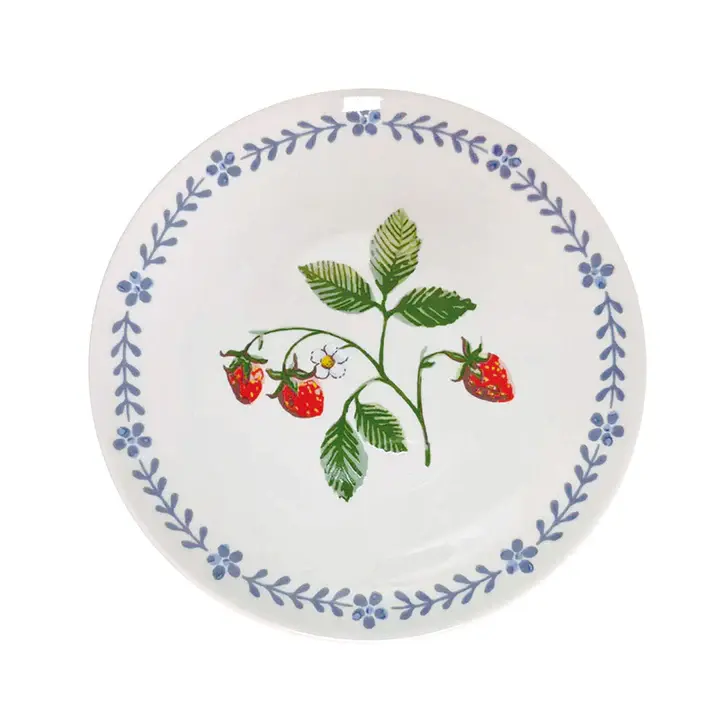 Plato de Postre "Strawberry Patch"
