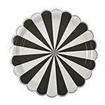 Plato grande TS NEGRO Y BLANCO