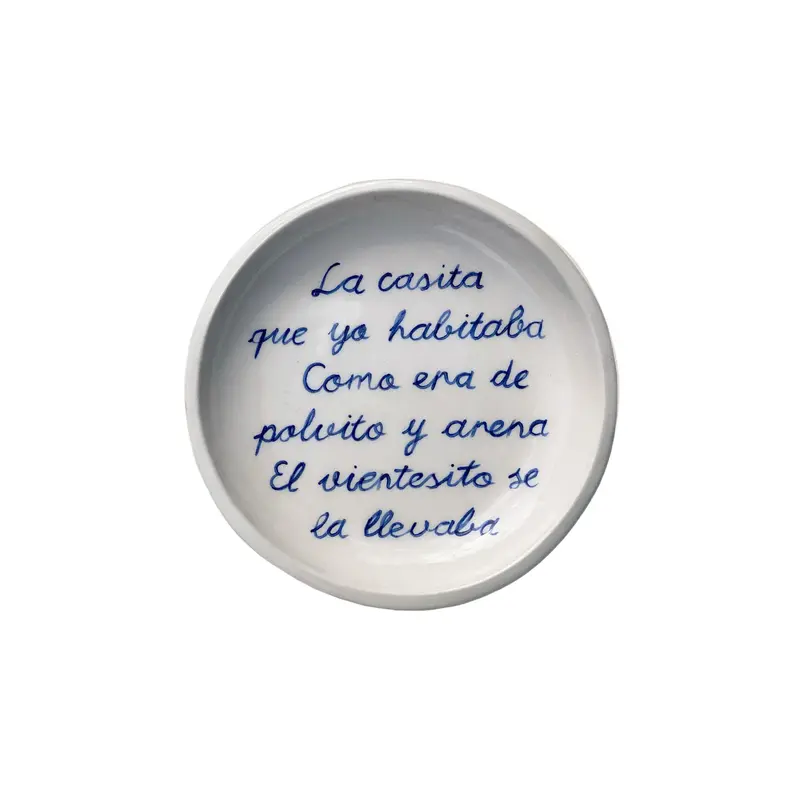 Plato pequeño La casita - Rocio Madrid