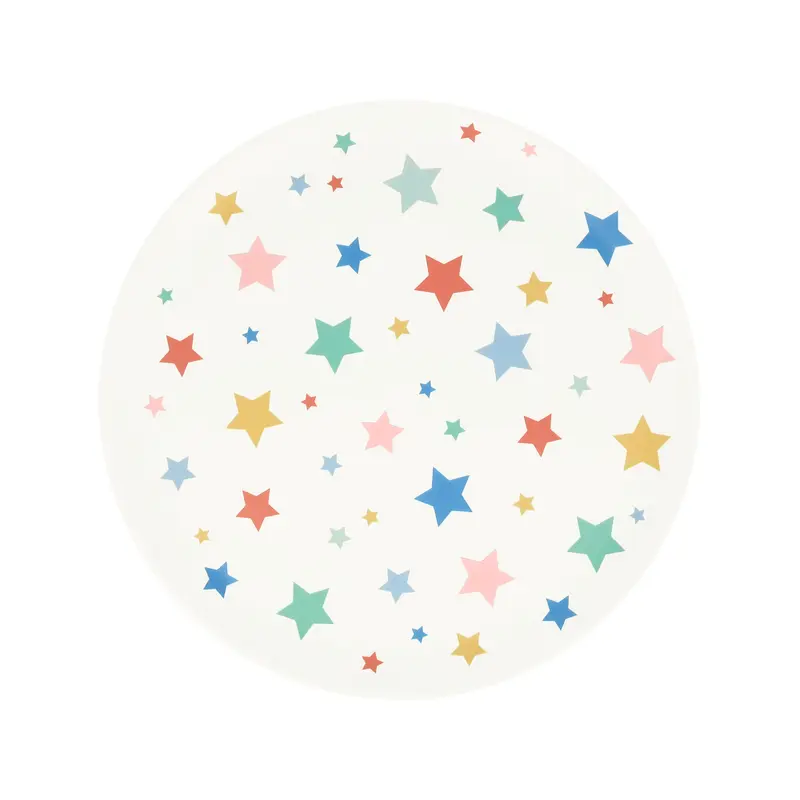 Plato pequeño melamina con estampado de estrella