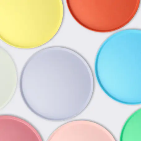 Platos biodegradables grandes