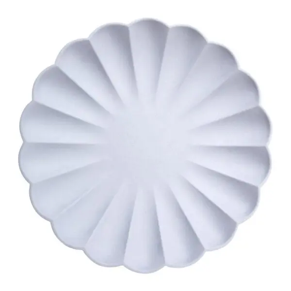 Platos grandes azules eco