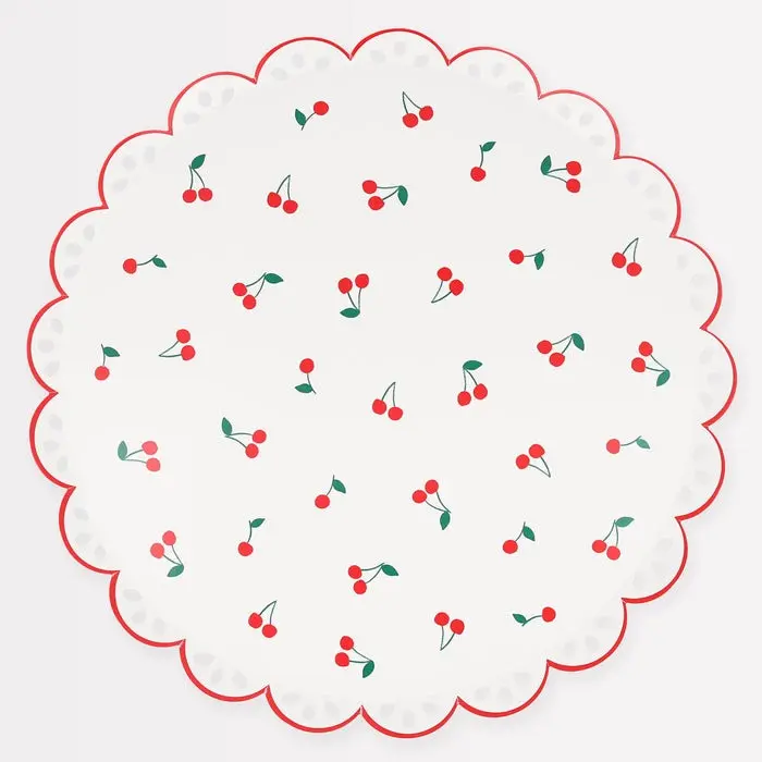 Platos Grandes de Cerezas