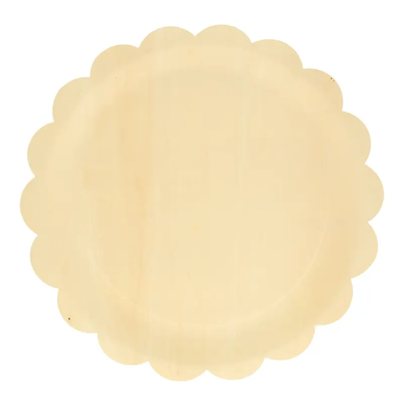 Platos grandes de madera