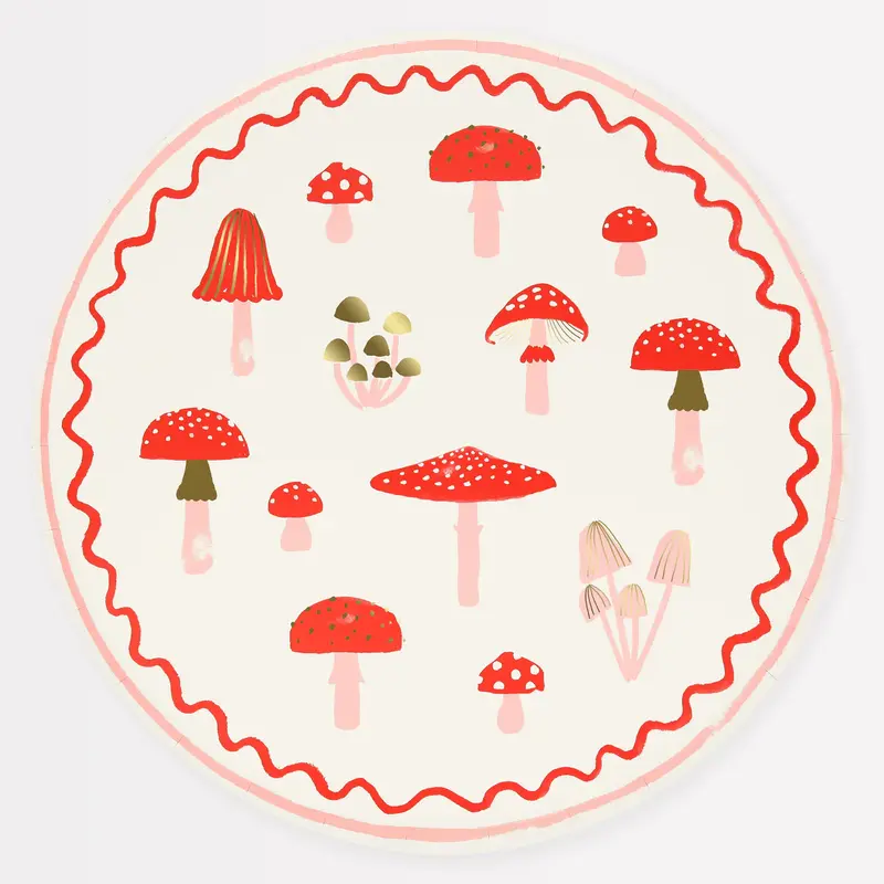 Platos grandes de setas