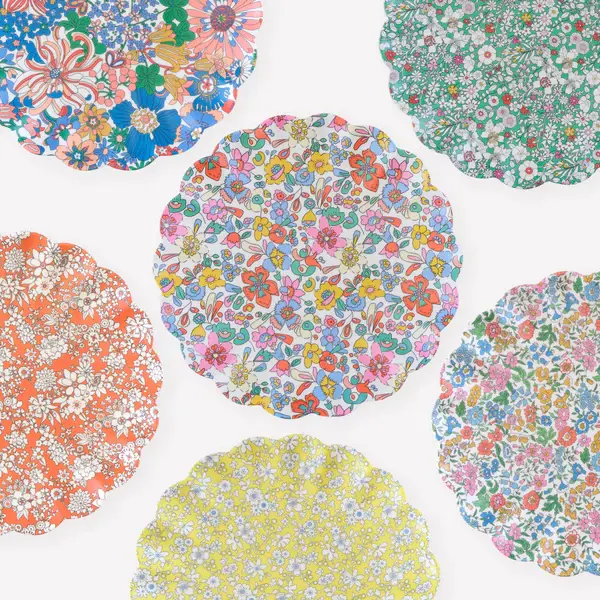 Platos Grandes melamina Liberty Garden Party (Pack de 6)