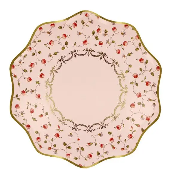 Platos medianos rosas Laduree Marie