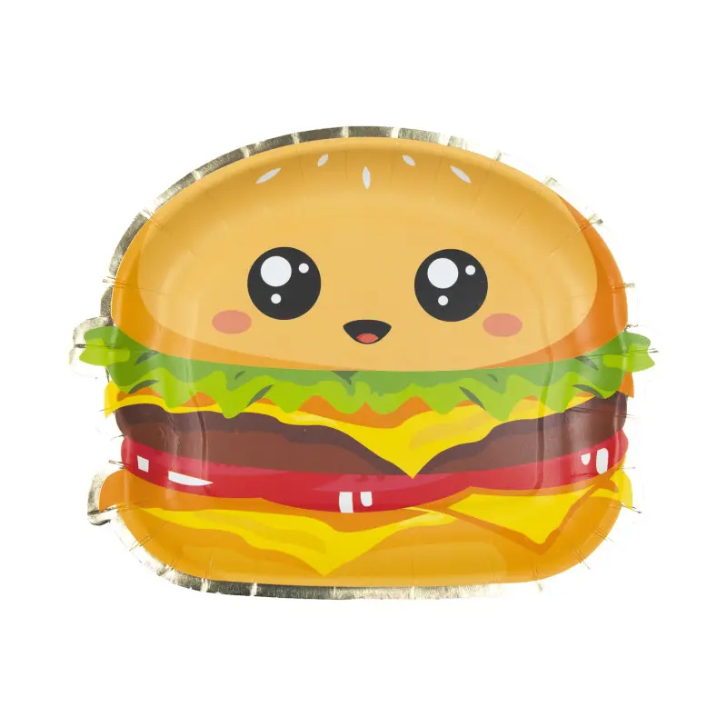 Platos para hamburguesas