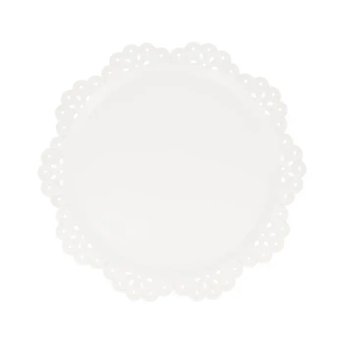 Platos Pequeños Blancos Broderie Anglaise