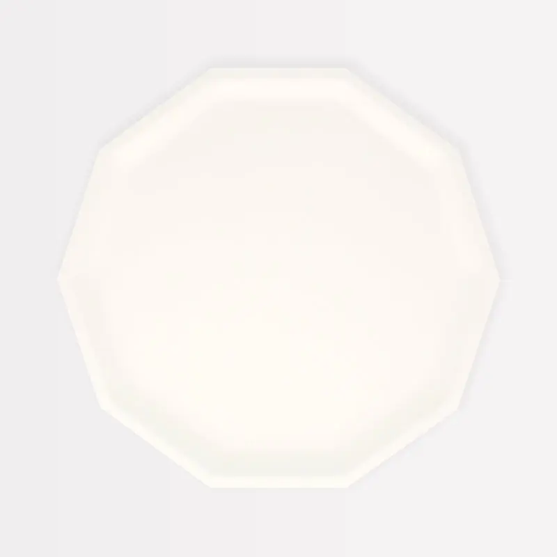 Platos Pequeños Crema Compostable