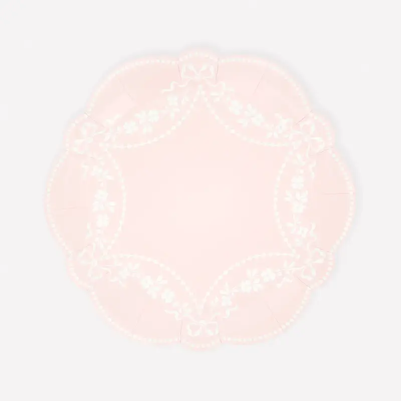 Platos Rosa Rococó