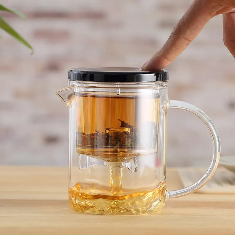 Práctica tetera de cristal con infusor 350 ml # 22867