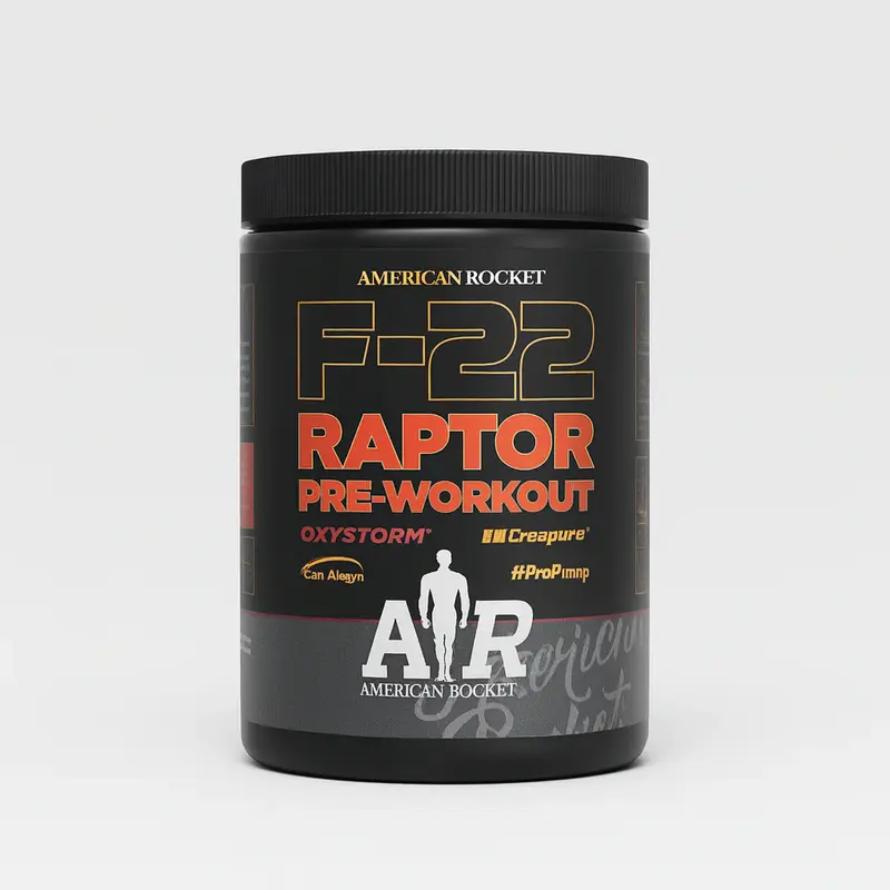 Pre-Entreno Raptor F22 Fruit Punch - American Rocket 400g.