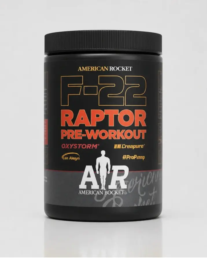 Pre-Entreno Raptor F22 mango piña - American Rocket 400g.