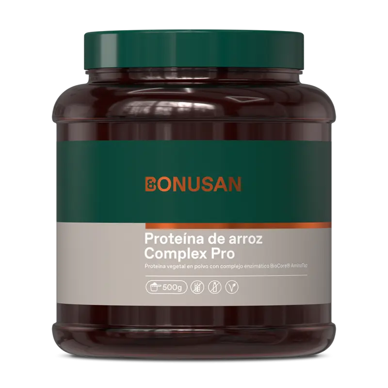 Proteína de arroz en polvo plus 500gr - BONUSAN