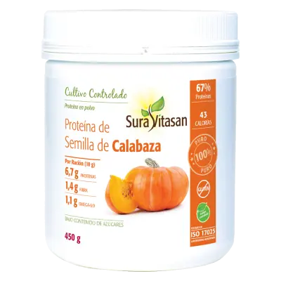 Proteína de Semilla de Calabaza 450gr - SURAVITASAN