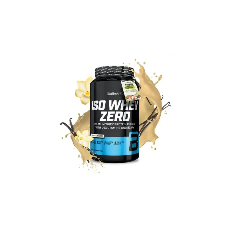 Proteína IsoWhey Zero Vainilla - 908 g - Biotech USA