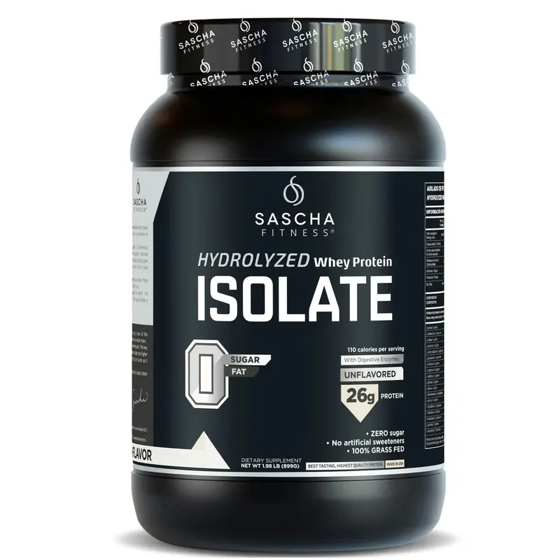 Proteína Whey Hidrolizada y Aislada sin sabor