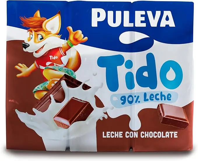 Puleva Batido de Cacao Slim, Pack de 6x200ml. Elaborado con 90% de leche, enriquecido con calcio, proteínas y vitamina D. Una merienda nutritiva y sin gluten.