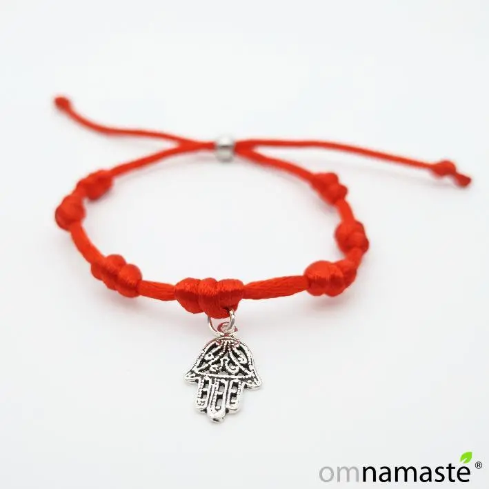 Pulsera 7 Nudos con Charm de Plata