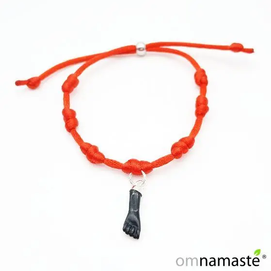 Pulsera 7 nudos Puño Resina y Plata