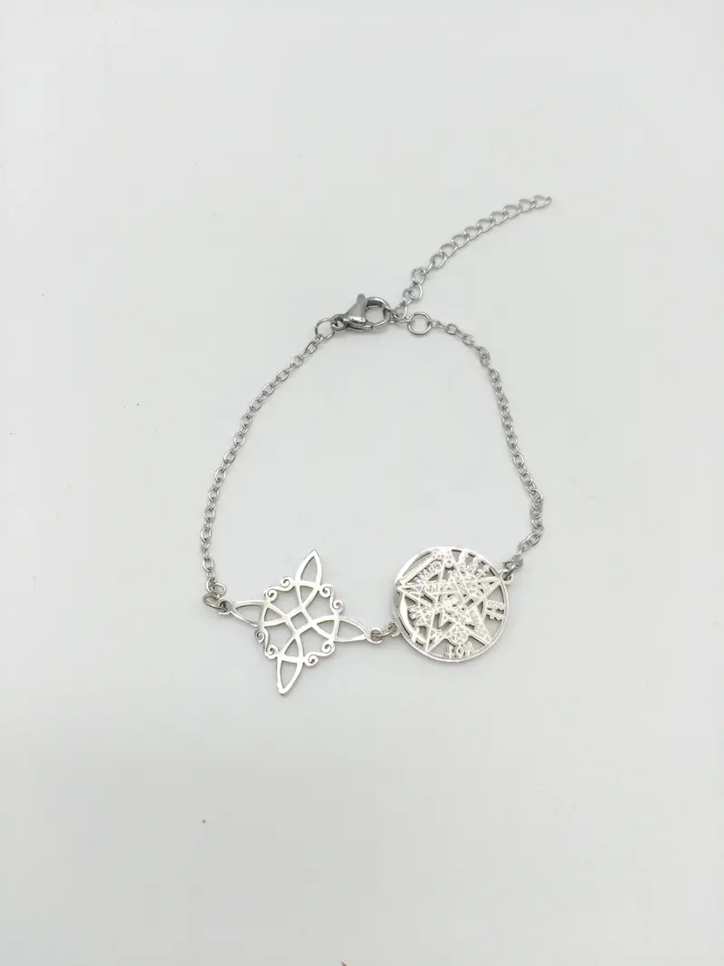 Pulsera acero doble protección