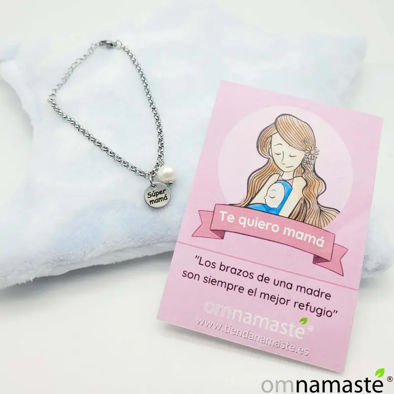 Pulsera acero Súper Mamá