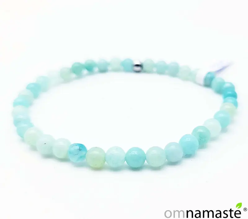 Pulsera Amazonita Bola 4mm
