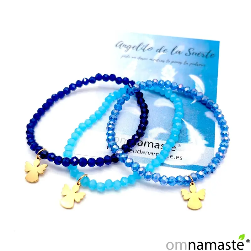 pulsera angelito de la suerte
