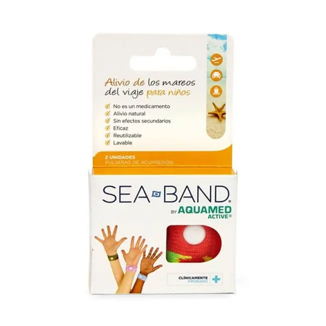 Pulsera antimareo para niños 2 unidades Aquamed Active