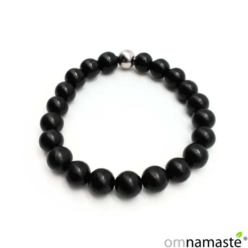 Pulsera Azabache bola 8mm