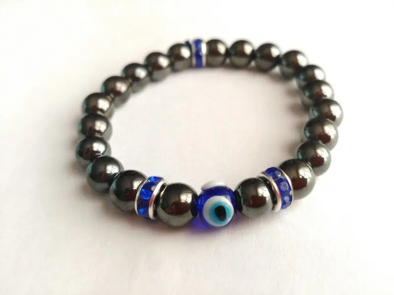 Pulsera Hematite Protección Bola 6 mm
