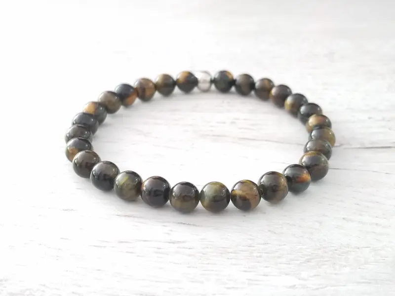 Pulsera ojo de halcón 6mm