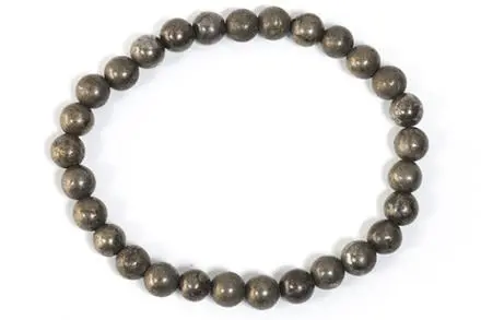 pulsera pirita bola 6mm