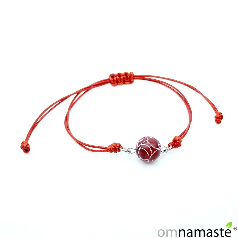 Pulsera Protección Jade Rojo