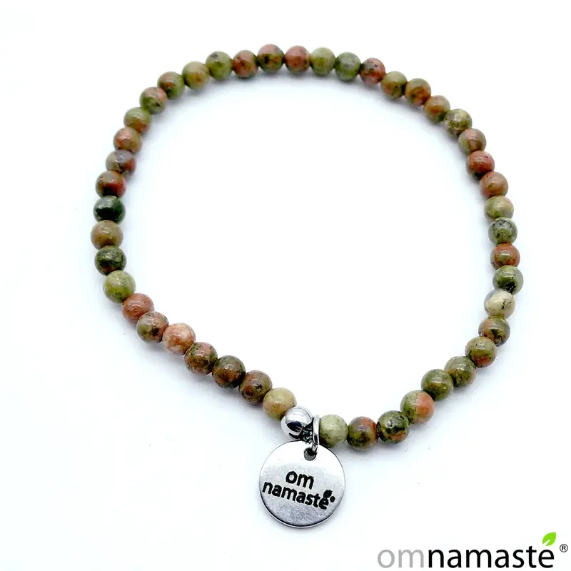 Pulsera Unakita bola 5mm