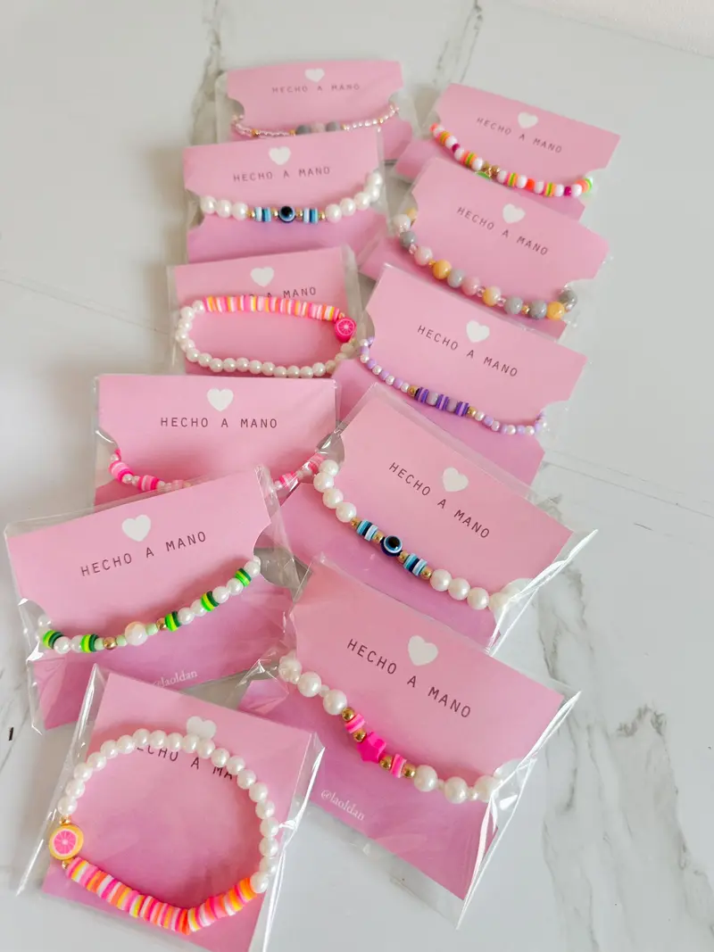 PULSERAS HECHAS A MANO IDEAL PARA VERANO
