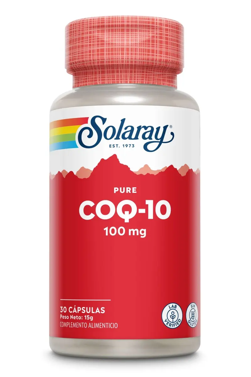 Pure COQ-10 - 100mg - 30 cápsulas - Solaray
