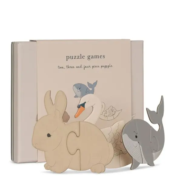 Puzzle de cartón para niños pequeños