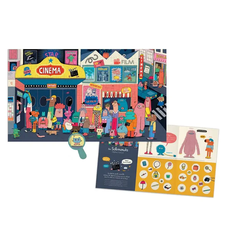 Puzzle Schmouks !Todos al cine!