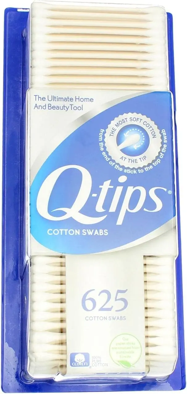 Q-tips Hisopos de Algodón (Paquete de 625 Unidades)