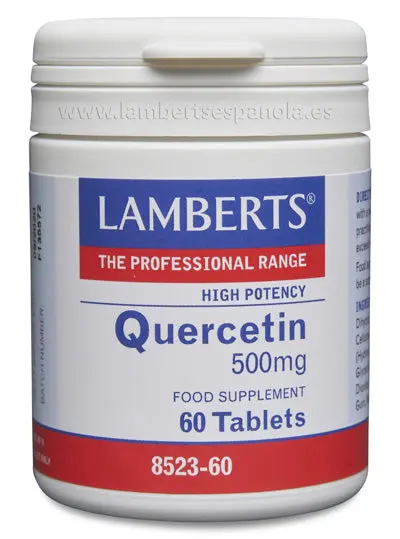 Quercetina 500 mg es un flavonoide de fuente vegetal natural - LAMBERTS