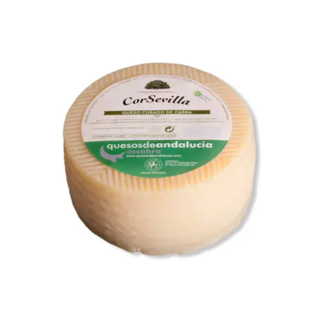 Queso curado de cabra Andalucía Calidad Certificada. Corsevilla.