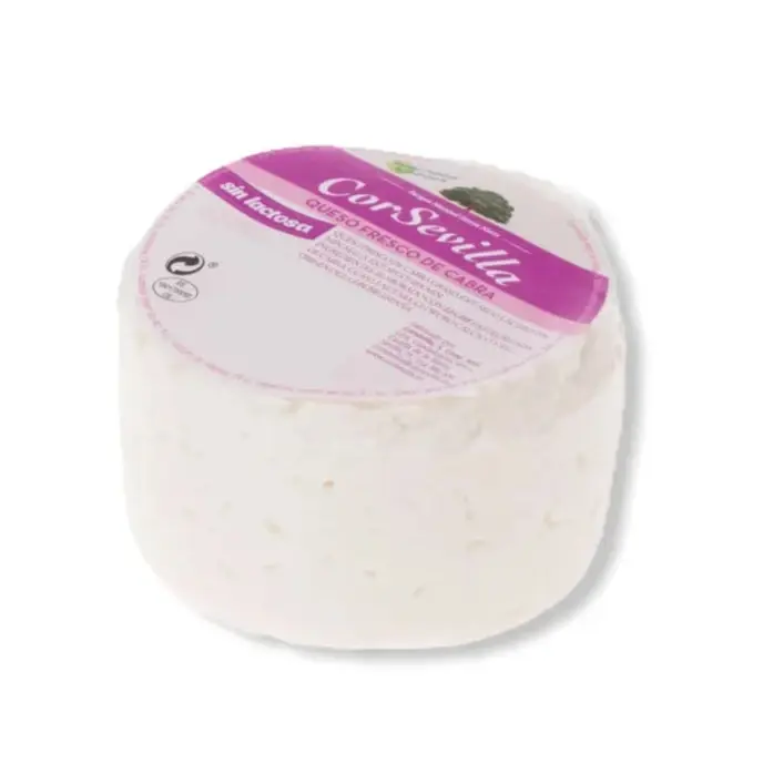 Queso fresco de cabra sin LACTOSA. 3 piezas/6 piezas