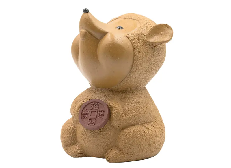 Rata de la suerte con la moneda Teapet # 91058