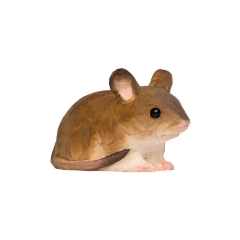 Ratoncito decorativo de madera