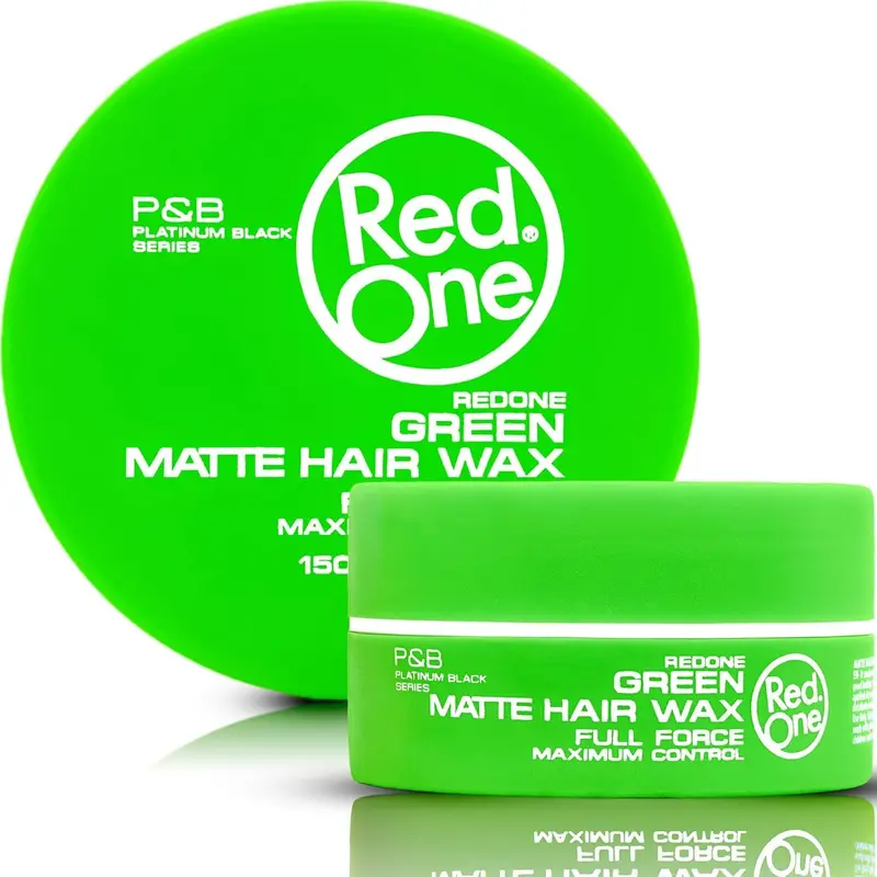 RedOne Aqua Wax Full Force Red, Cera para Cabello con aroma Caribe, 150ml. Consigue una fijación fuerte y un acabado brillante para un peinado perfecto y duradero.